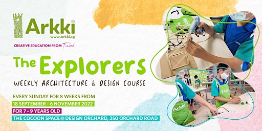 (for Children 7-9 years old) Arkki Weekly Architecture & Design Course primary image