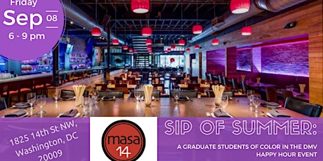 Sip of Summer: A Graduate Students of Color in the DMV Happy Hour Event primary image