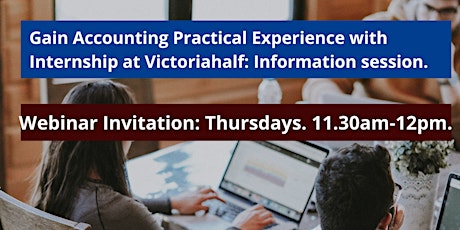 Gain Practical Experience at Victoriahalf: Information Session.