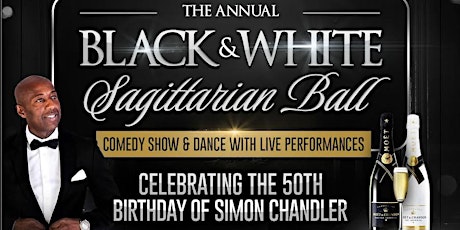 The Annual Black & White Sagittarian Ball With Comedy Show @ Reading Uni primary image
