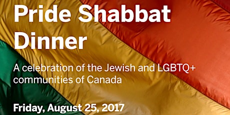 Pride Shabbat Dinner- Ottawa primary image