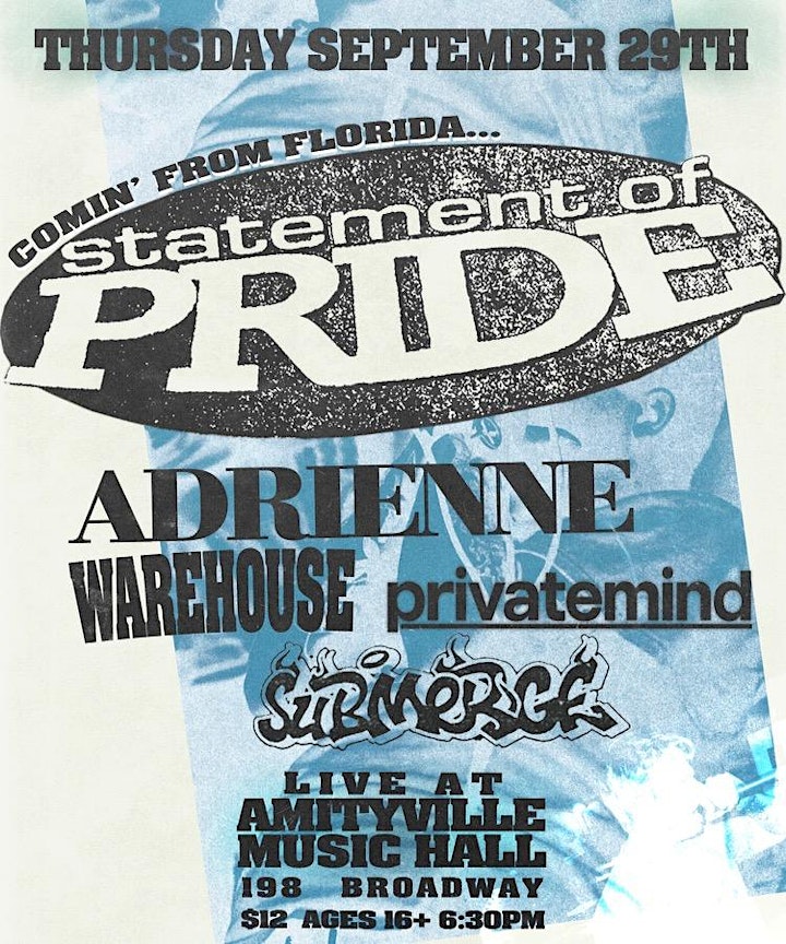 Statement of Pride, Adrienne, Warehouse, Private Mind, Submerge image