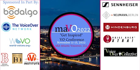 MAVO2022 "Get Inspired" Voiceover Conference