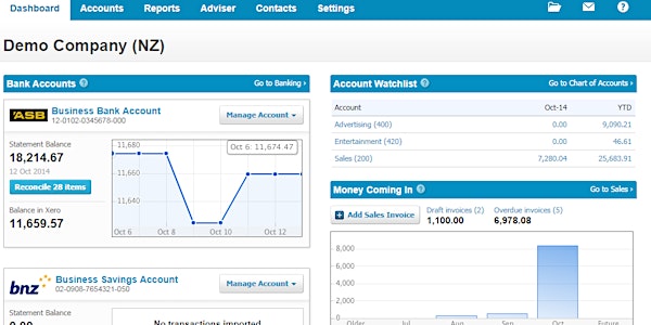 Xero Training - Reporting - Increasing the benefits of your work in Xero