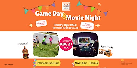 DFCC Game Day & Movie Night  - Pickering High School - Encanto