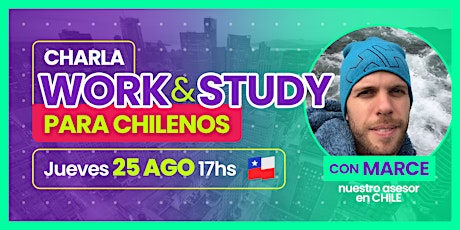 Charla Work and Study para Chilenos primary image