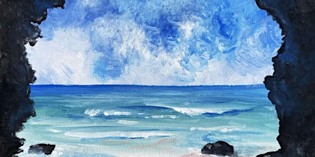 Serene Paradise Beach - Paint and Sip by Classpop!™
