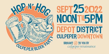 Imagem principal do evento Hop N' Hog- Culpeper Block Party & BBQ Competition