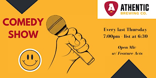 Athentic Brewery Comedy & Open Mic