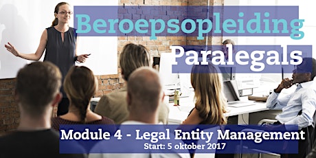 Primaire afbeelding van Beroepsopleiding Paralegals - Legal Entity Management (Corporate Housekeeping)