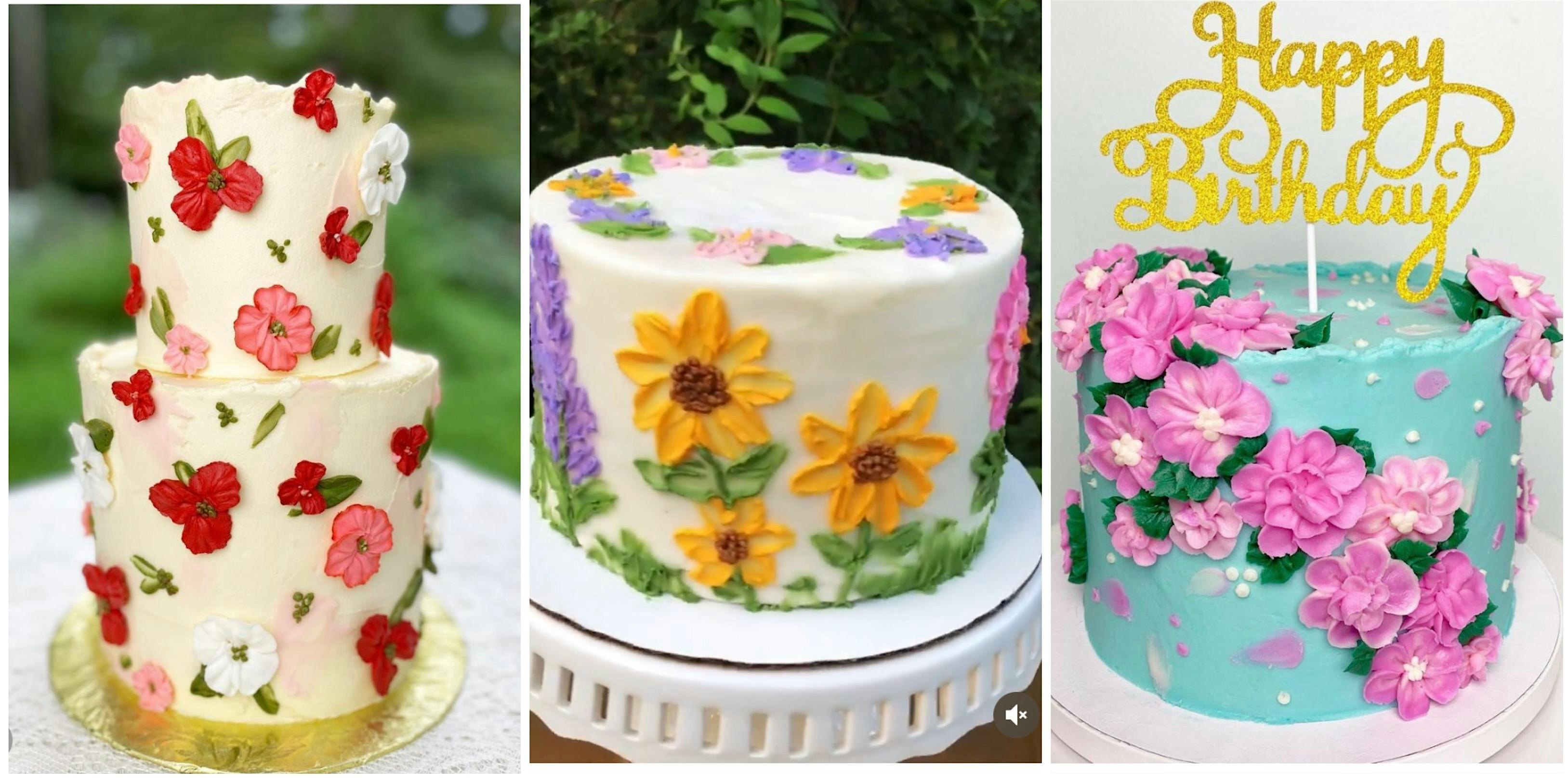 Sunflower Piping and Sculpting Cake Decorating Class