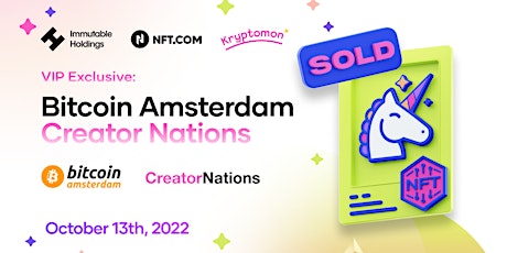 Creator Nations Amsterdam - VIP Private Networking Event