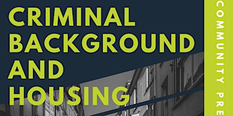 Criminal Background and Housing Info Session primary image