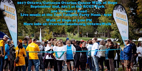 Ottawa/Gatineau Ovarian Cancer Walk of Hope and Teal Tailgate Party primary image