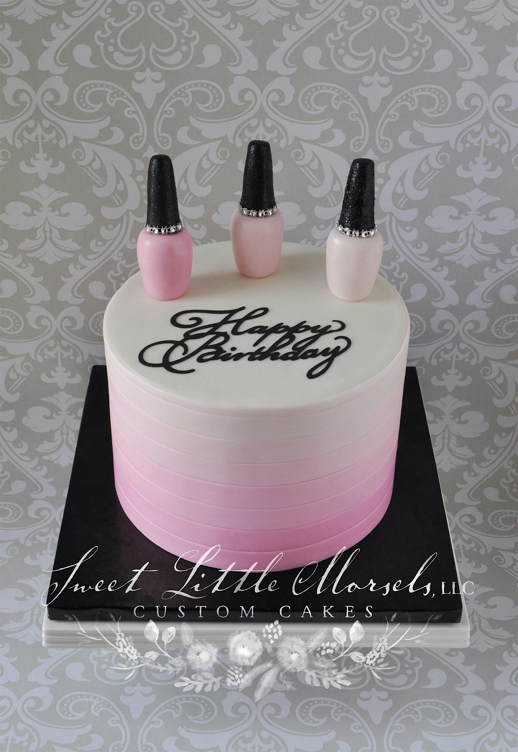 Fondant with Ombre Stripes Cake Decorating Class