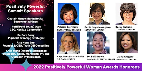 POSITIVELY POWERFUL WOMAN AWARDS AND EDUCATION SUMMIT