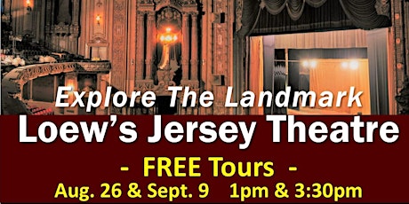 Loew's Jersey Theatre Tours  primary image