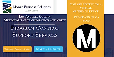 LA Metro Program Control Support Services Opportunity