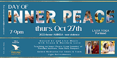 Day of Inner Peace ~ Oct 27th ~ Portland