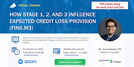 How stage 1, 2, and 3 influence expected credit loss provision