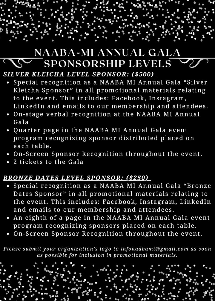 NAABA-MI First Annual Gala image