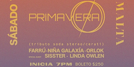 PRIMAVERA 0 (Tributo a Soda Stereo & Cerati) primary image