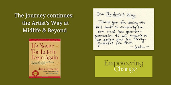 "It's Never Too Late to Begin Again"; a facilitated group - days, Dublin