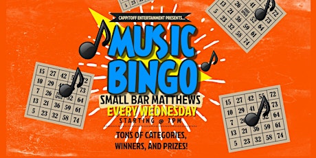 Wednesday Music Bingo at Small Bar Matthews