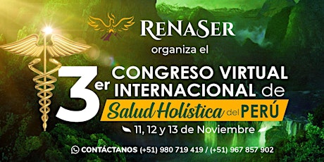 3er CONGRESO VIRTUAL INTERNACIONAL DE SALUD HOLISTICA DEL PERU