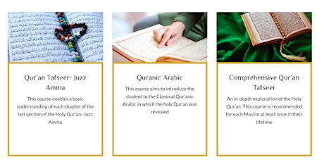 Online Islamic Courses for Ladies, Men & Children