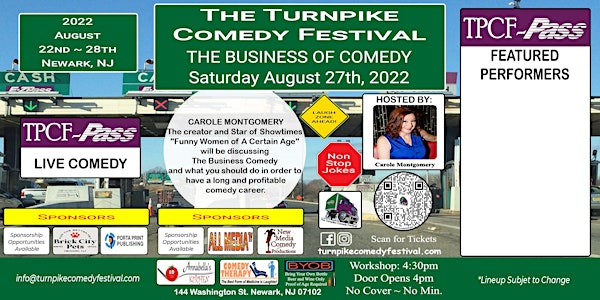 TPCF Business of Comedy with Carole Montgomery  - August 27th