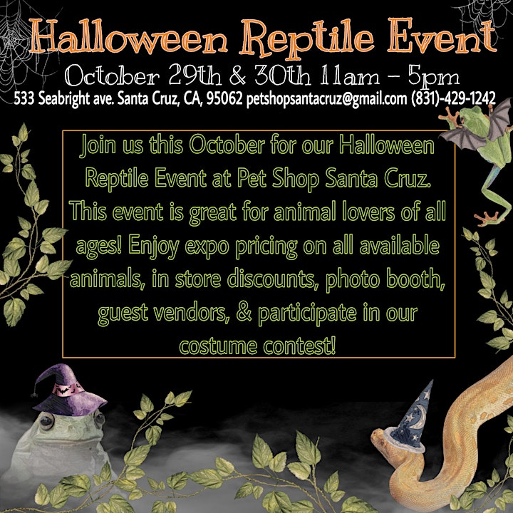 Halloween Reptile Event image