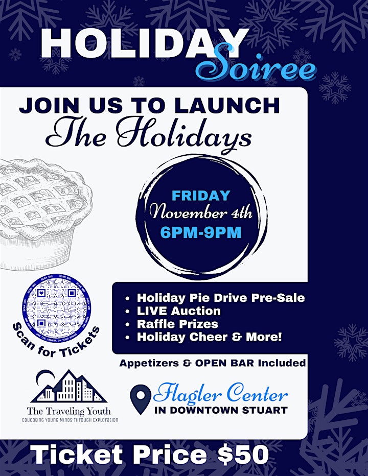 2nd Annual Holiday Soiree & Holiday Pie Drive Launch image