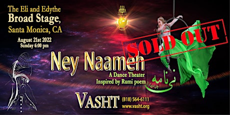 Ney Naameh - A multimedia dance theater- Based on Rumi's poem  primärbild