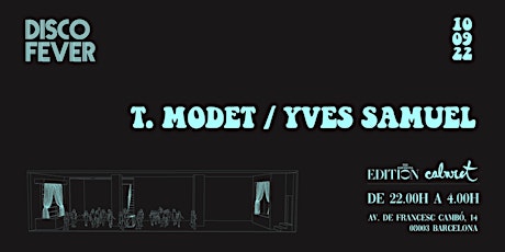 Disco Fever at The Barcelona Edition w/ Troya Modet & Yves Samuel