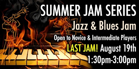 Jim's Music Summer Jam Session - Blues/Jazz Jam 8/19/17 primary image
