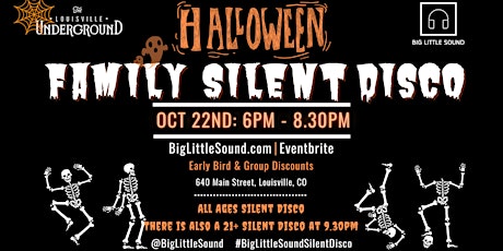 ALL AGES FAMILY HALLOWEEN SILENT DISCO
