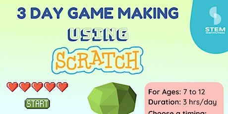 3-Day Game Making using Scratch Workshop (E!Hub) primary image