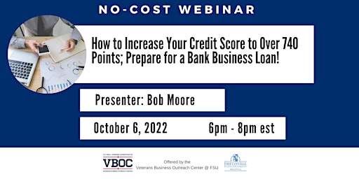 "How to Increase Your Credit Score to Over 740 Points" Webinar