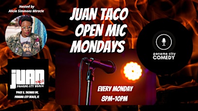 Juan Taco Open Mic Mondays (Every MON 8pm-10pm)