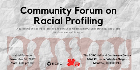 Community Forum on Racial Profiling