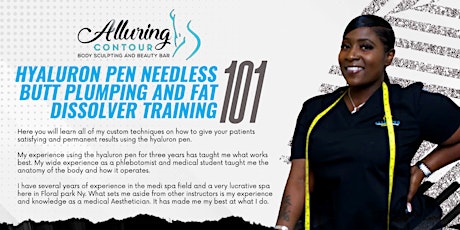 Hyaluron pen needless butt plumping & fat dissolver training 101