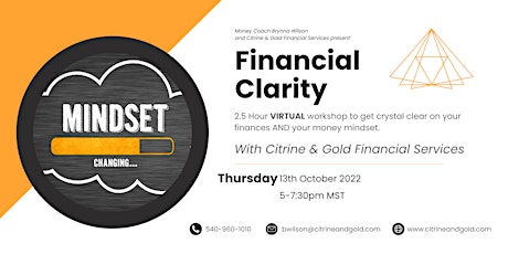 Financial Clarity Workshop- Virtual