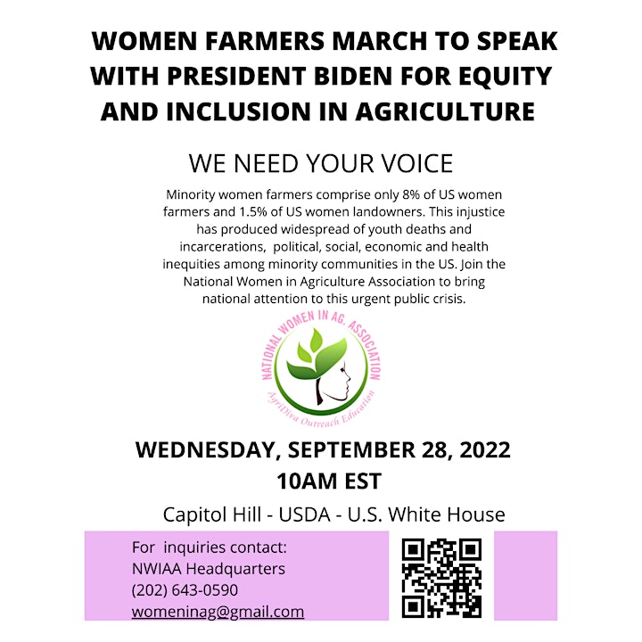 Women Farmers March in Washington, DC image