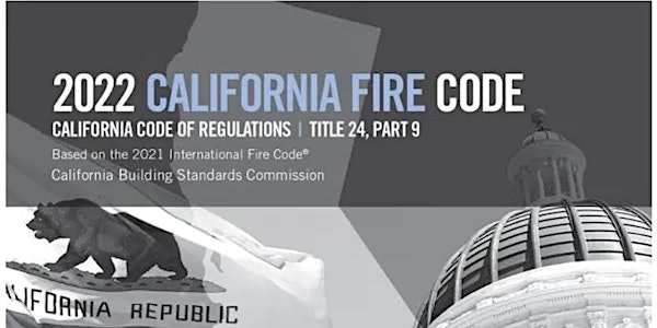 2022 California Fire Code Updates