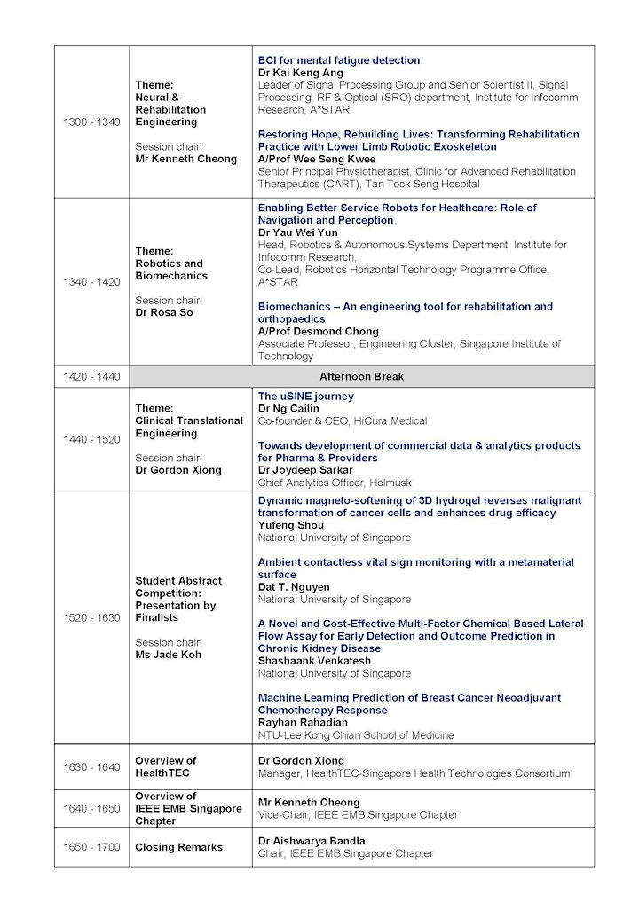 IEEE EMB Singapore Symposium 2022 image