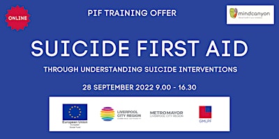 PIF CPD: Suicide First Aid through Understanding Suicide Interventions