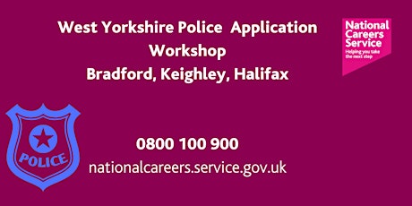 West Yorkshire Police - PCSO applications workshop-National Careers Service primary image