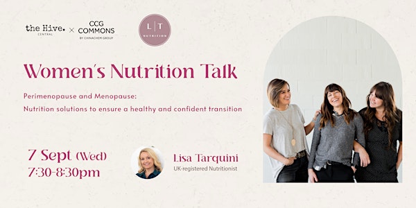 Woman Nutrition Talk: Perimenopause and Menopause
