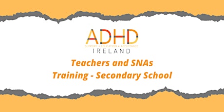 Teacher Training Secondary: ADHD and the Principal Educational Strategies